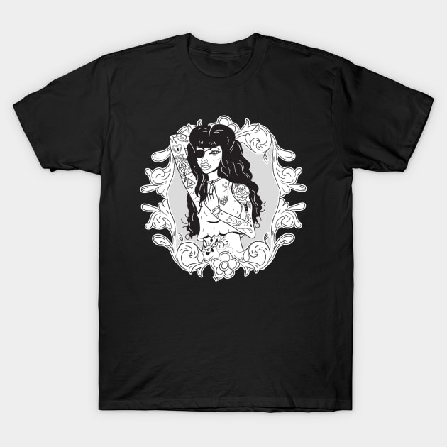 Pirate Pinup T-Shirt by LunaElizabeth